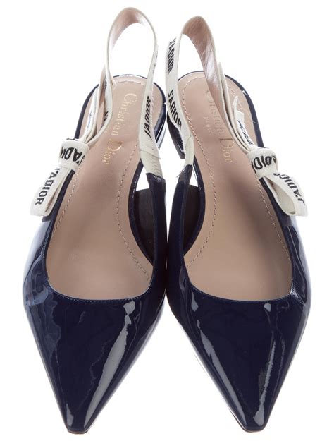 christian dior j'adior|Christian Dior slingback flats.